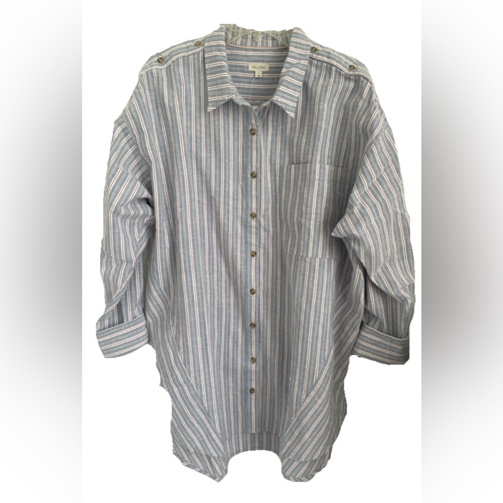 Cotton oversized shirt